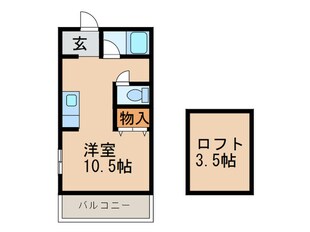 シティベ－ル西王子１の物件間取画像